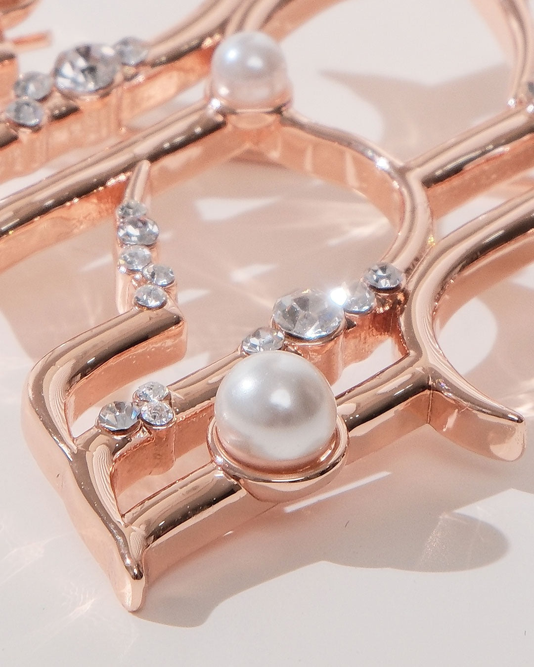 MONOGRAM BROOCH 1 - ROSEGOLD
